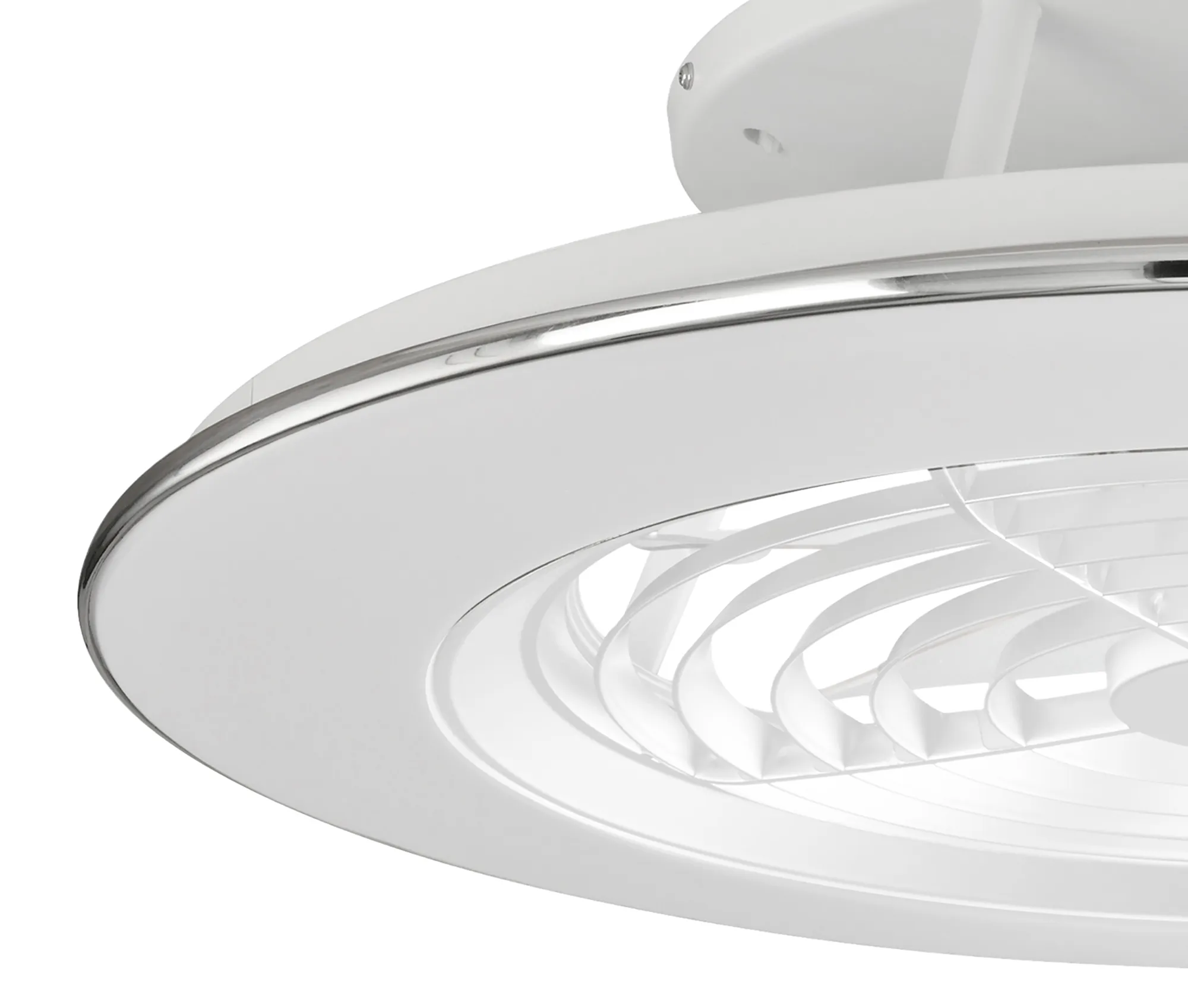 Alisio 70W LED Dimmable Ceiling Light & Fan, Remote / APP Controlled White M6705  Mantra Alisio